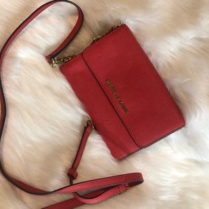 Authentic Coral Michael Kors Crossbody